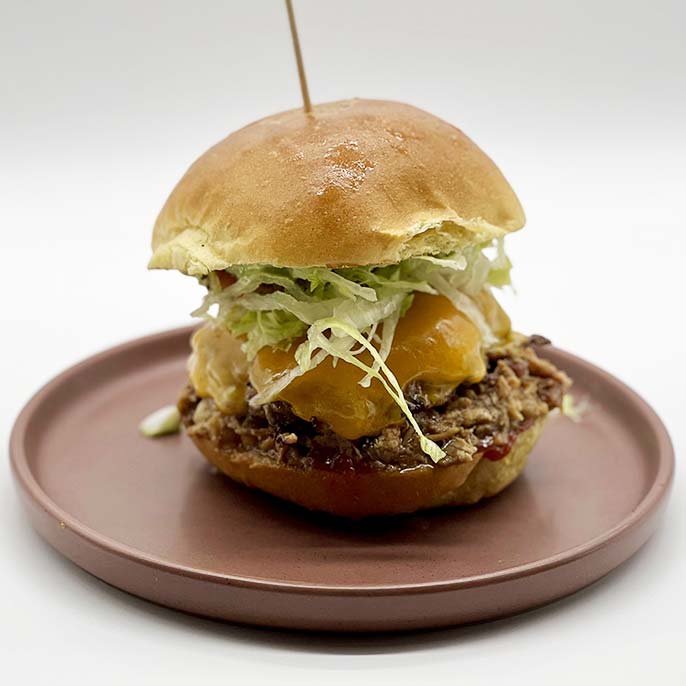 Menü Carnitas Burger mit Beilage