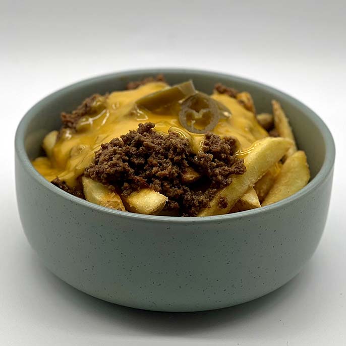 Loaded Papas Fritas (vegetarisch)