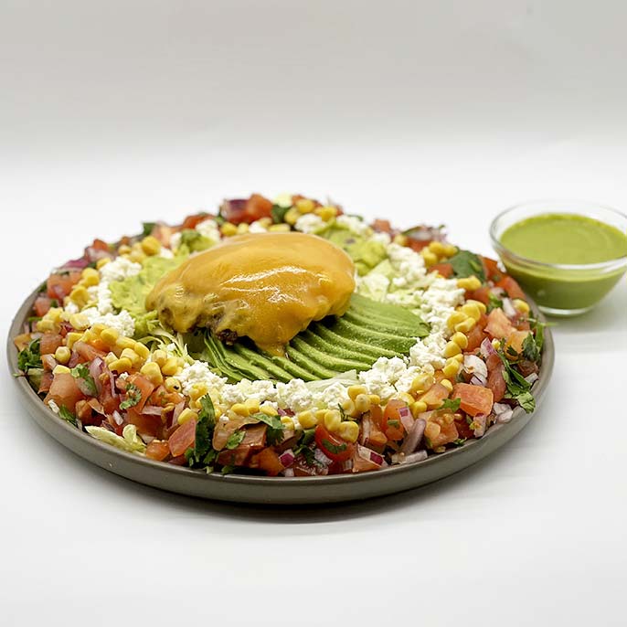 La Flaca Burger (leicht scharf)